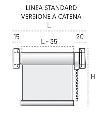 Tenda a Rullo con Cassonetto per Interni | Elleci Zanzariere